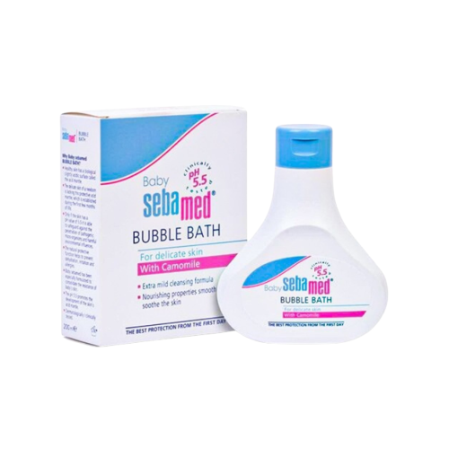 سيباميد رغوة حمام للأطفال للبشرة الرقيقة مع البابو...