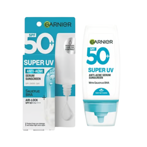 Garnier sunscreen serum super UV protection with S...