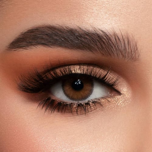 عدسات زينة ملونة من لومينوس - بني لاتيني Latin Bro...