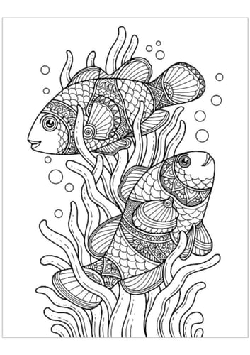 انشطة تلوين للاطفال مخلوقات البحار