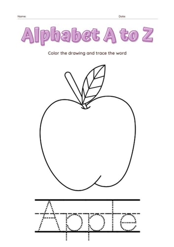 تعليم كتابة الحروف الانجليزية للأطفال PDF بالترتيب