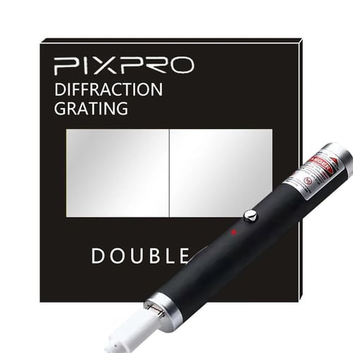 الشق المزدوج مع قلم ليزر