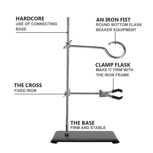 حامل معدني فيزيائي متعدد الاستخدامات صغير