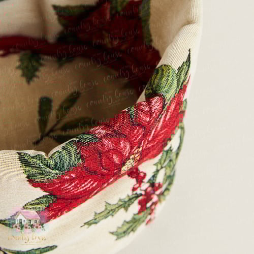 1183 حافظة مخبوزات الوردة الحمراء