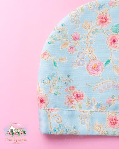 3656 غطاء ابريق الشاي بطابع ريفي لون سماوي