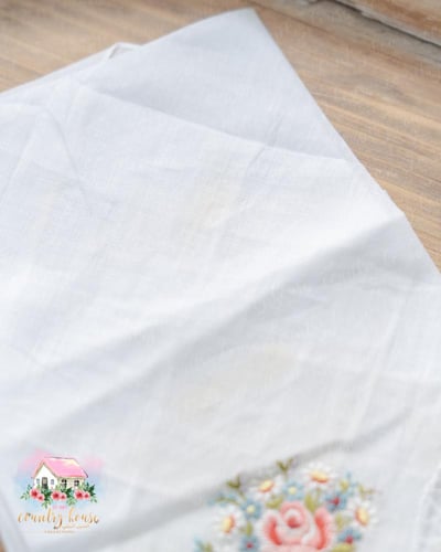 3700 طقم مفارش انتيك مطرزة بهجة الورود