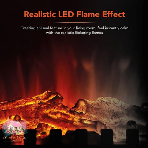 3388 مدفأة كلاسيكية كهربائية لون كحلي