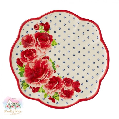 10087 طقم كوب فاخرة مع الصحون والستاند 9-قطع