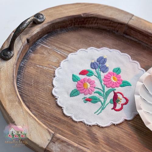 3515 منديل انتيك مطرز جانبي لوقت القهوة والشاي (7)