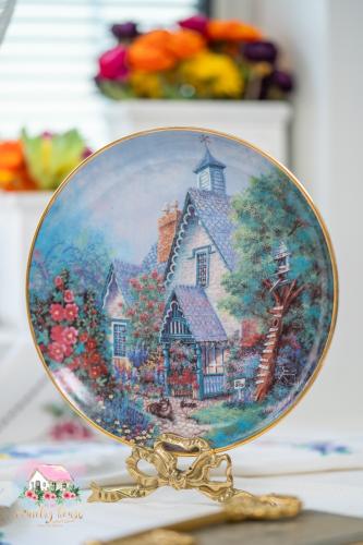 3796 صحن عرض أنتيك فاخر Lilliput Lane بتصميم منزل...