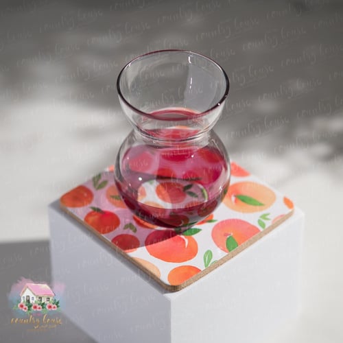 3062 طقم كوسترات الخوخ المنعشة