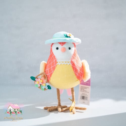 3054 دمية العصفورة الأنيقة القماشية