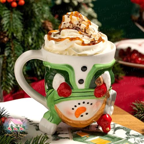 3551 كوب وتحفة رجل الثلج