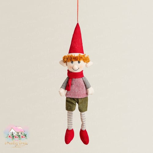 1234 دمية وتعليقة الولد الشتوية