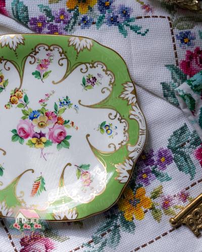 3567 صحن انتيك رسم يدوي