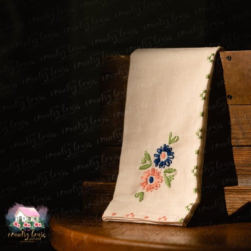 3358 مفرش الورود المطرز