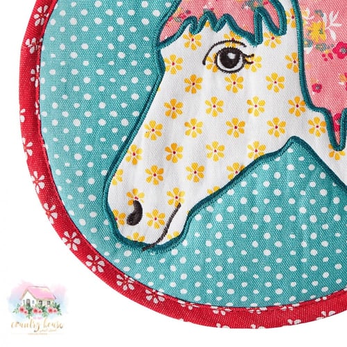 10098 بيز الخيل القطني بشكل دائري