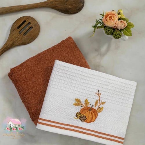 8065 طقم فوطة مع مفرش خريفي