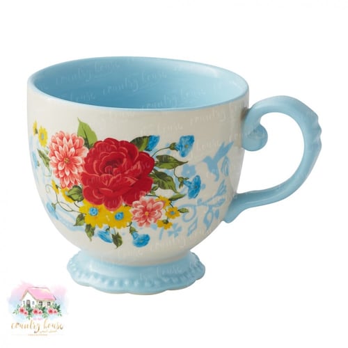 10087 طقم كوب فاخرة مع الصحون والستاند 9-قطع