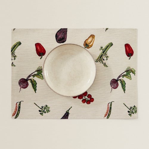 3125 لبادة بنقوش الخضراوات