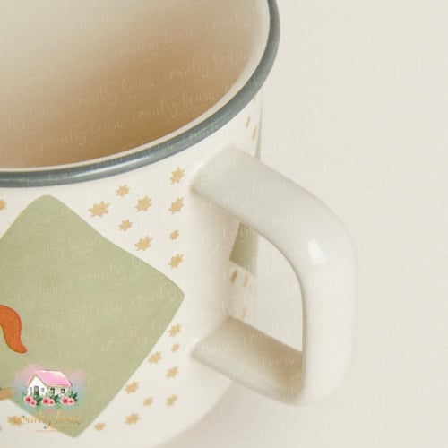 1633 كوب الدب والحصان الخزفي