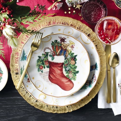 3235 صحن جورب الهدايا الشتوي