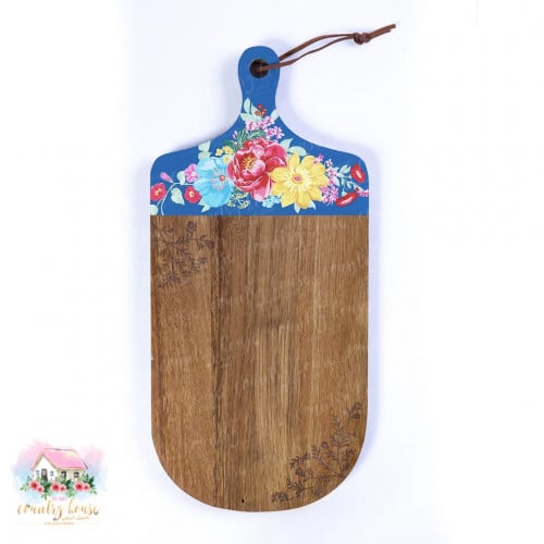 3146 قطاعة موردة من الخشب الطبيعي بلون أزرق