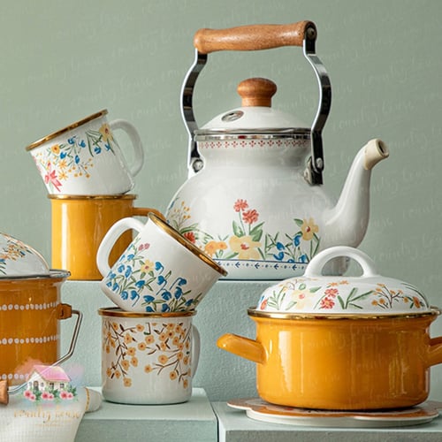 3101 كوب معدني مورد بحواف مذهبة (رقم 3)