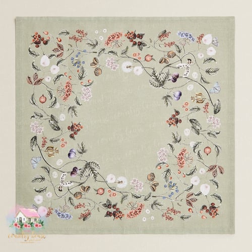 6050 مفرش أخضر مورد