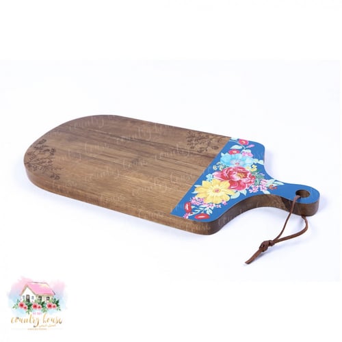 3146 قطاعة موردة من الخشب الطبيعي بلون أزرق