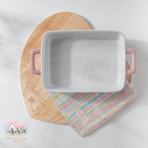 3492 صينية بايركس زهرية مطبوعة يدويا من إزابيل روز