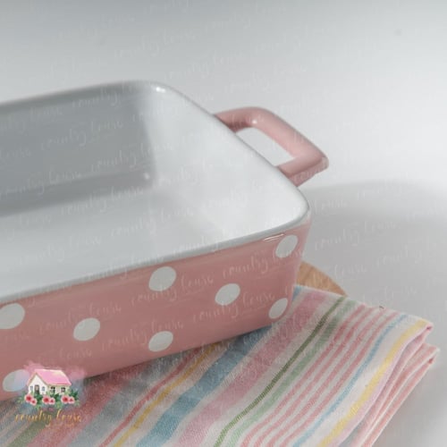 3492 صينية بايركس زهرية مطبوعة يدويا من إزابيل روز