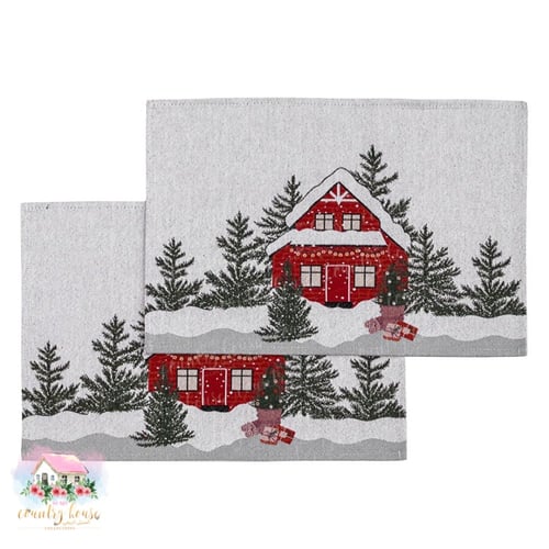 3377 لبادة الكوخ الشتوي