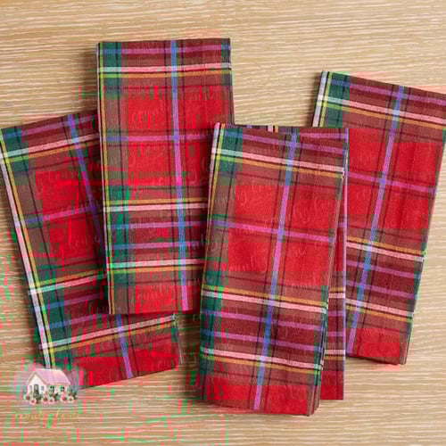 1453 مفرش قطني مربعات من تشكيلة كلارك