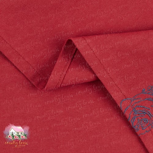 3237 طقم مفارش ملونة ومطرزة مع خواتم للمائدة