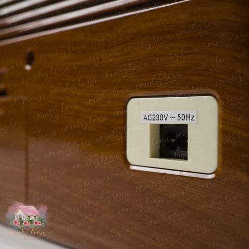 3399 راديو ريترو حجم كبير (نقش خشبي)