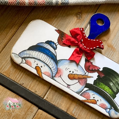 9223 تعليقة رجل الثلج الخشبية هاندميد متعددة الاست...