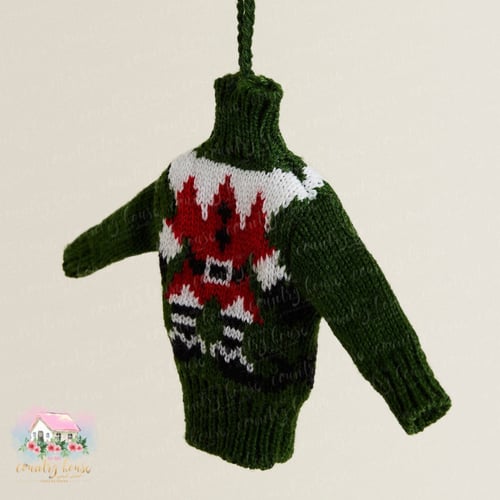 6213 اكسسوار وتعليقة شتوية بشكل بلوزة