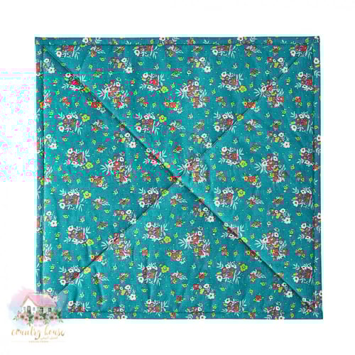 10095 لبادة قطنية مميزة بوجهين (مربعة)