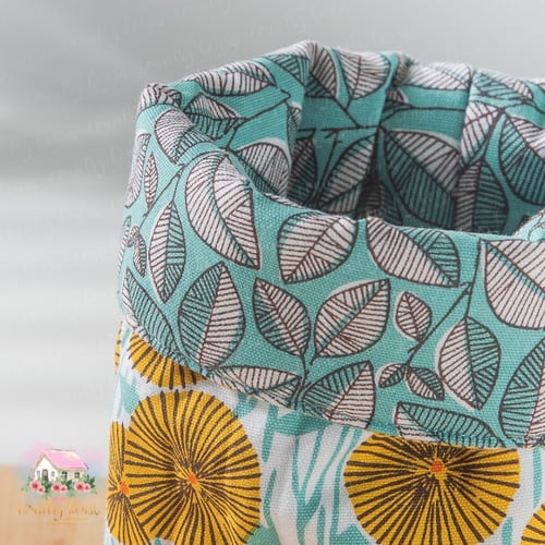 3587 سلة صغيرة لتقديم المخبوزات بوجهين