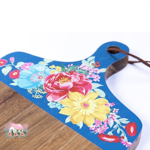 3146 قطاعة موردة من الخشب الطبيعي بلون أزرق