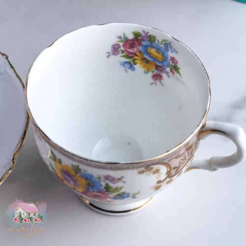 3435 كوب مع صحن انتيك من سالزبيري