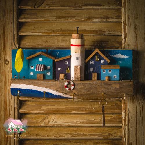 3476 تعليقة مفاتيح خشبية هاندميد (4)