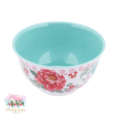 3777 طقم مورد من الميلامين بطابع ريفي أنيق