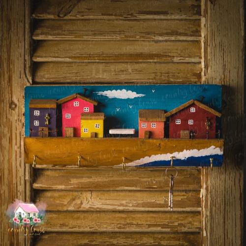 3475 تعليقة مفاتيح خشبية هاندميد (3)