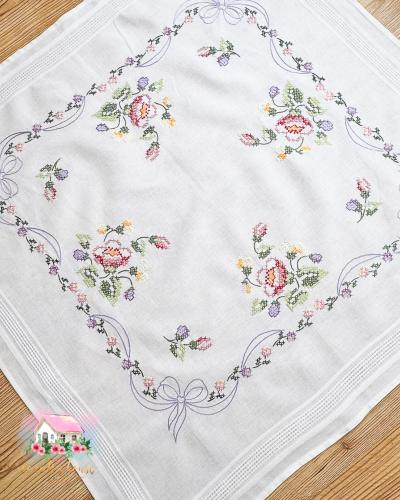 3725 مفرش مطرز انتيك Lilac Grace