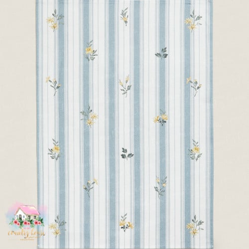 3332 مفرش مورد مخطط تركوازي