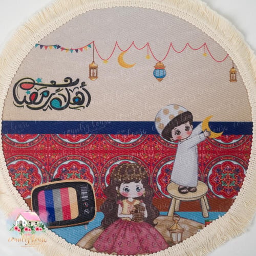 3587 لبادة رمضانية مدورة