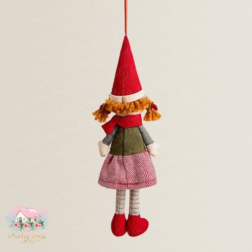 1238 دمية وتعليقة الفتاة الشتوية