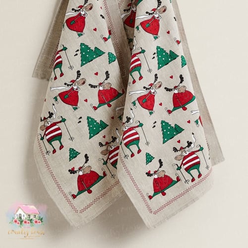 1145 مفرش الغزلان الشتوي